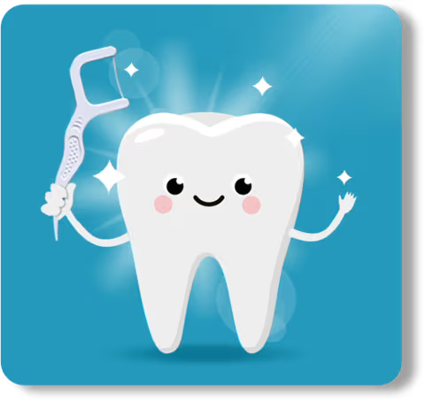 Biodegradable handle  A nature friendly way to floss