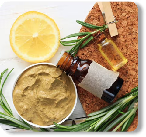 BENTONITE CLAY  MIXES EASILY WITH NATURAL INGREDIENTS