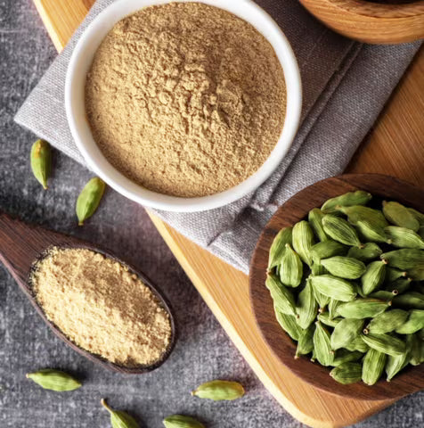 BENTONITE CLAY   COMBINES WITH CARDAMOM SAFELY 