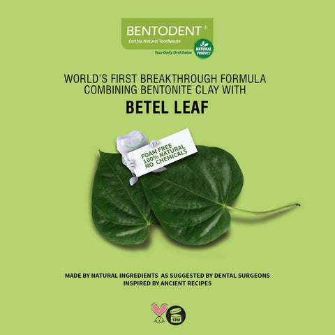 Bentodent Betel Leaf Organic Toothpaste - SLS Free