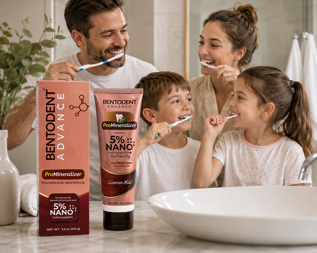 BENTODENT® Advance ProMineralizer 5% Nano Hydroxyapatite Toothpaste