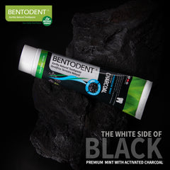 Teeth Whitening Duo - Charcoal toothpaste & Charcoal toothbrush - Indian Dental Organization