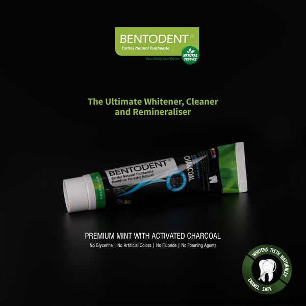 Teeth Whitening Duo - Charcoal toothpaste & Charcoal toothbrush - Indian Dental Organization