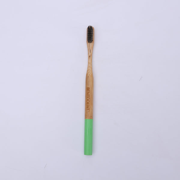 Bentodent Eco Brush Bamboo Toothbrush (charcoal) - bentodent x idonaturals