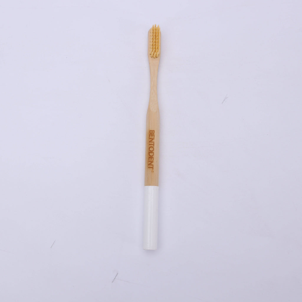 Bentodent Eco Brush Bamboo Toothbrush (non - charcoal) - bentodent x idonaturals