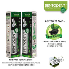 Bentodent Charcoal Toothpaste (Twin Pack) - bentodent x idonaturals