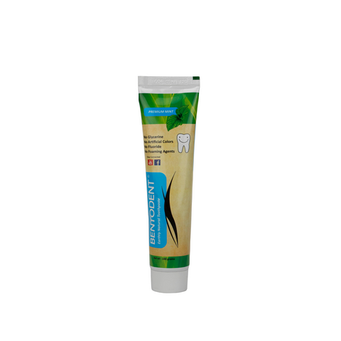Bentodent Premium Mint Herbal Toothpaste - Natural & Fluoride Free