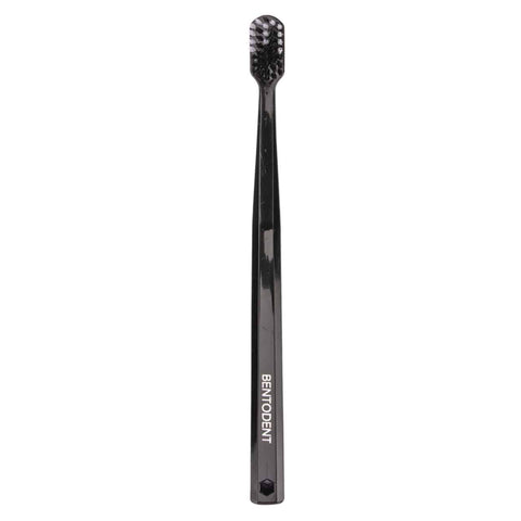 Bio Black Adult Biodegradable Toothbrush -Soft - bentodent x idonaturals