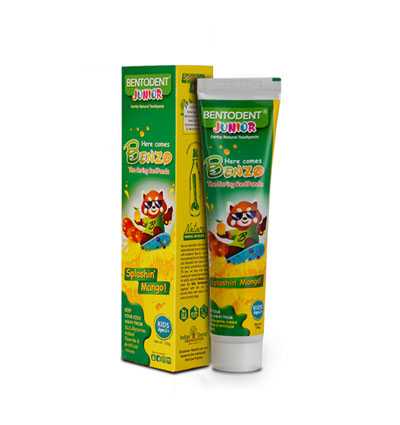 Bentodent Junior Splashin Mango Toothpaste - Natural & Fluoride Free